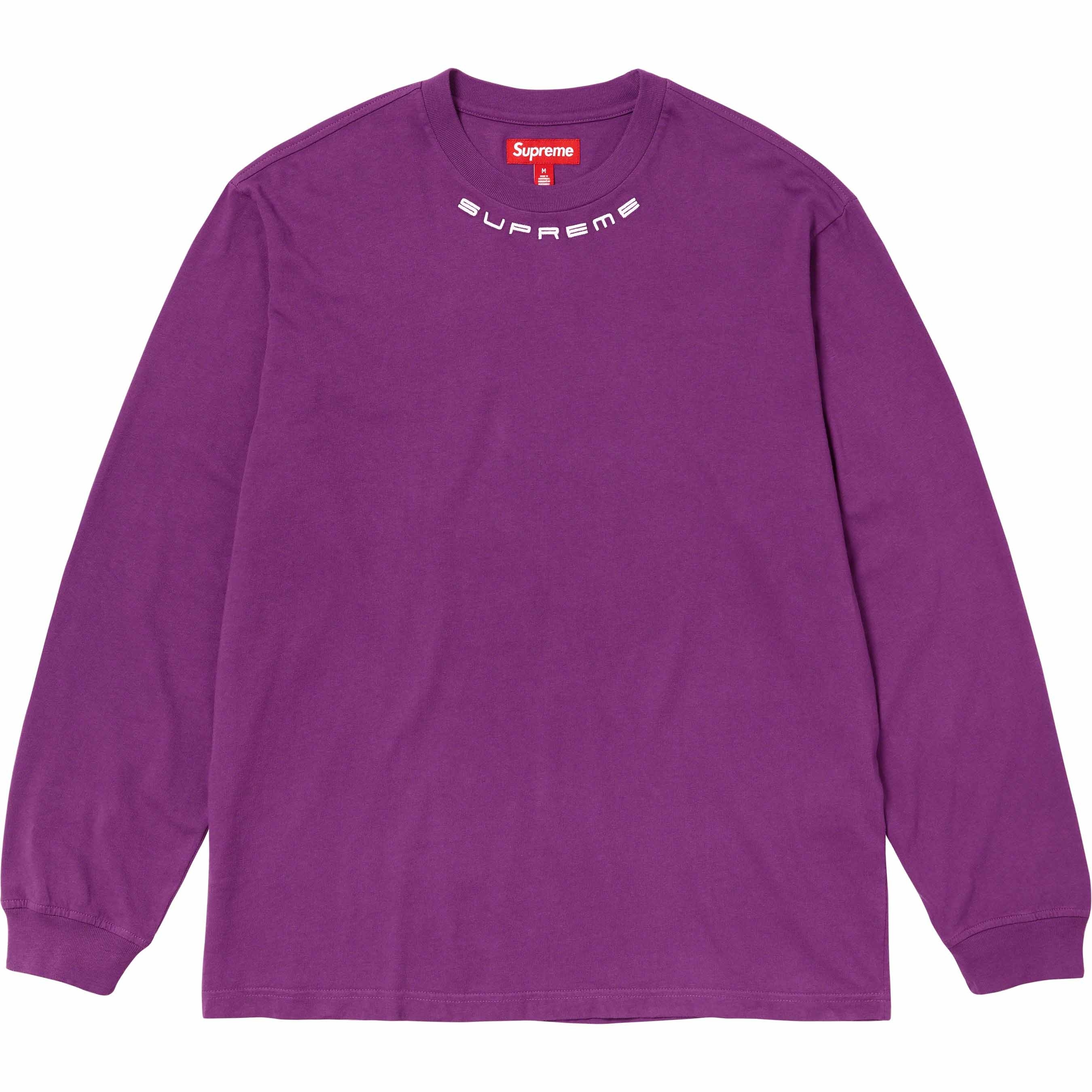 Collar Logo L/S Top view 3